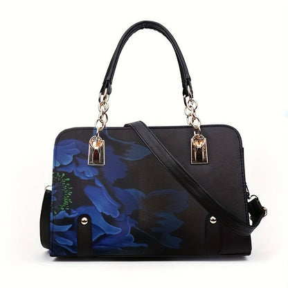 Comparison of Elegant Floral Print Satchel Bag with Other Bags