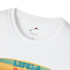 Lifes A Beach Text Stylish Summer Apparel Softstyle T-Shirt