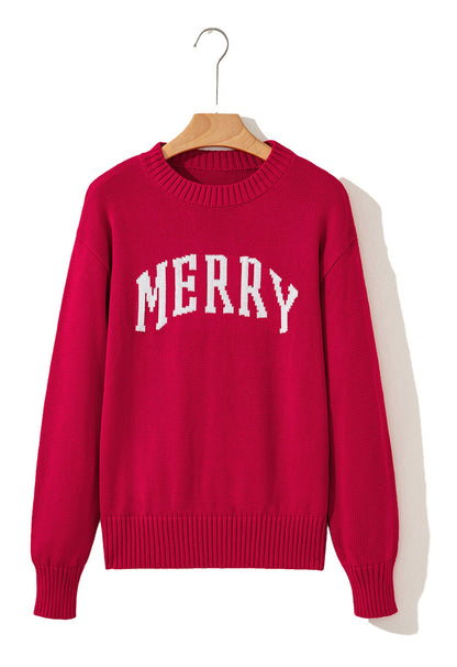 Fiery Red Christmas Sweater For Festive Cheer