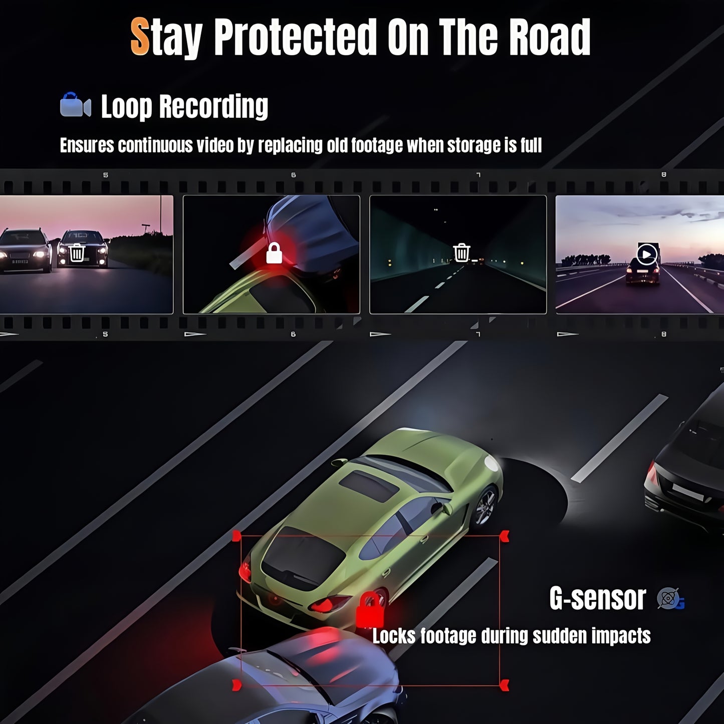 4k Mirror Dash Cam Front And Rear