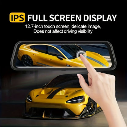 4k Mirror Dash Cam Front And Rear