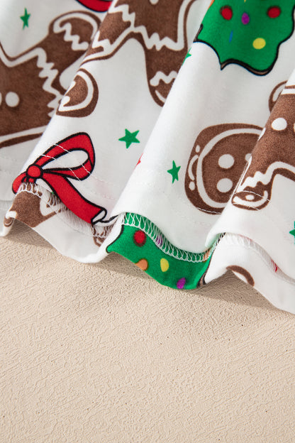 White Christmas Lounge Set For Women