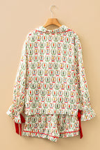 Pink Nutcracker Pajama Set For Cozy Nights