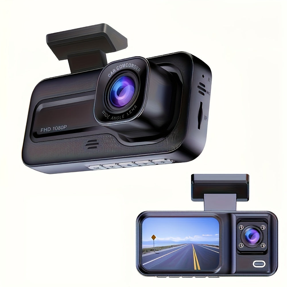 Dual Lens Dash Cam For Car Full Hd 1080p