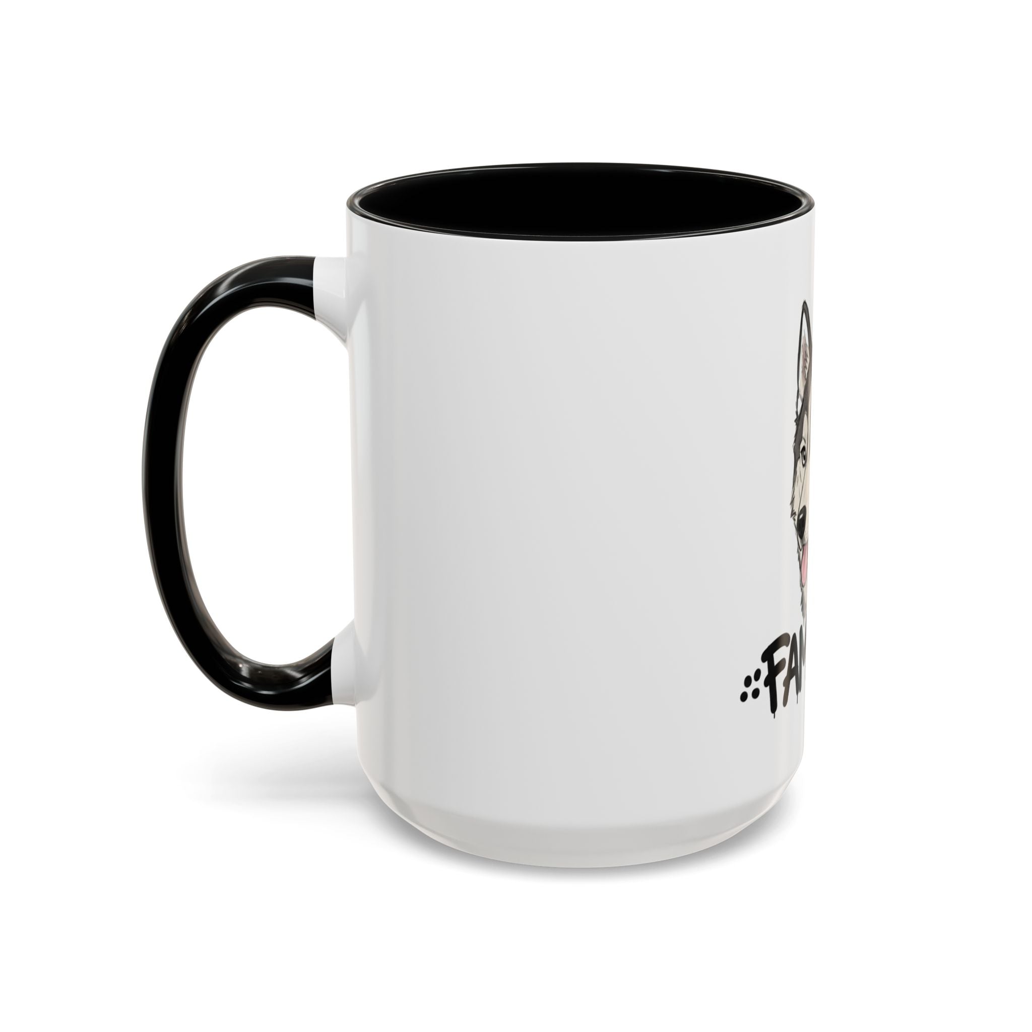 Accent Coffee Mug With Husky Design Perfect For Pet Lovers