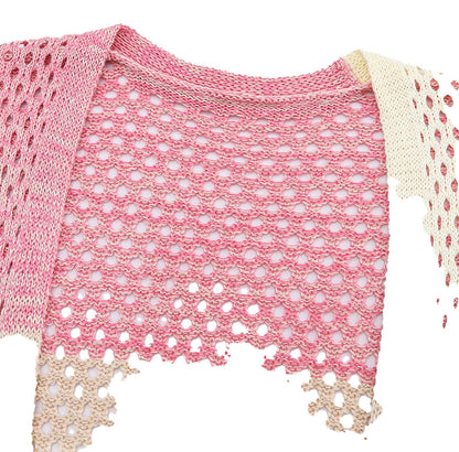 Pink Ombre Knitted Cardigan For Fashionable Style