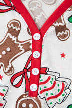 White Christmas Lounge Set For Women