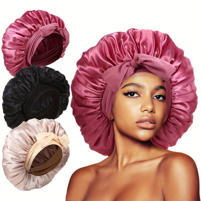Large Satin Bonnet For Sleeping Stylish & Soft