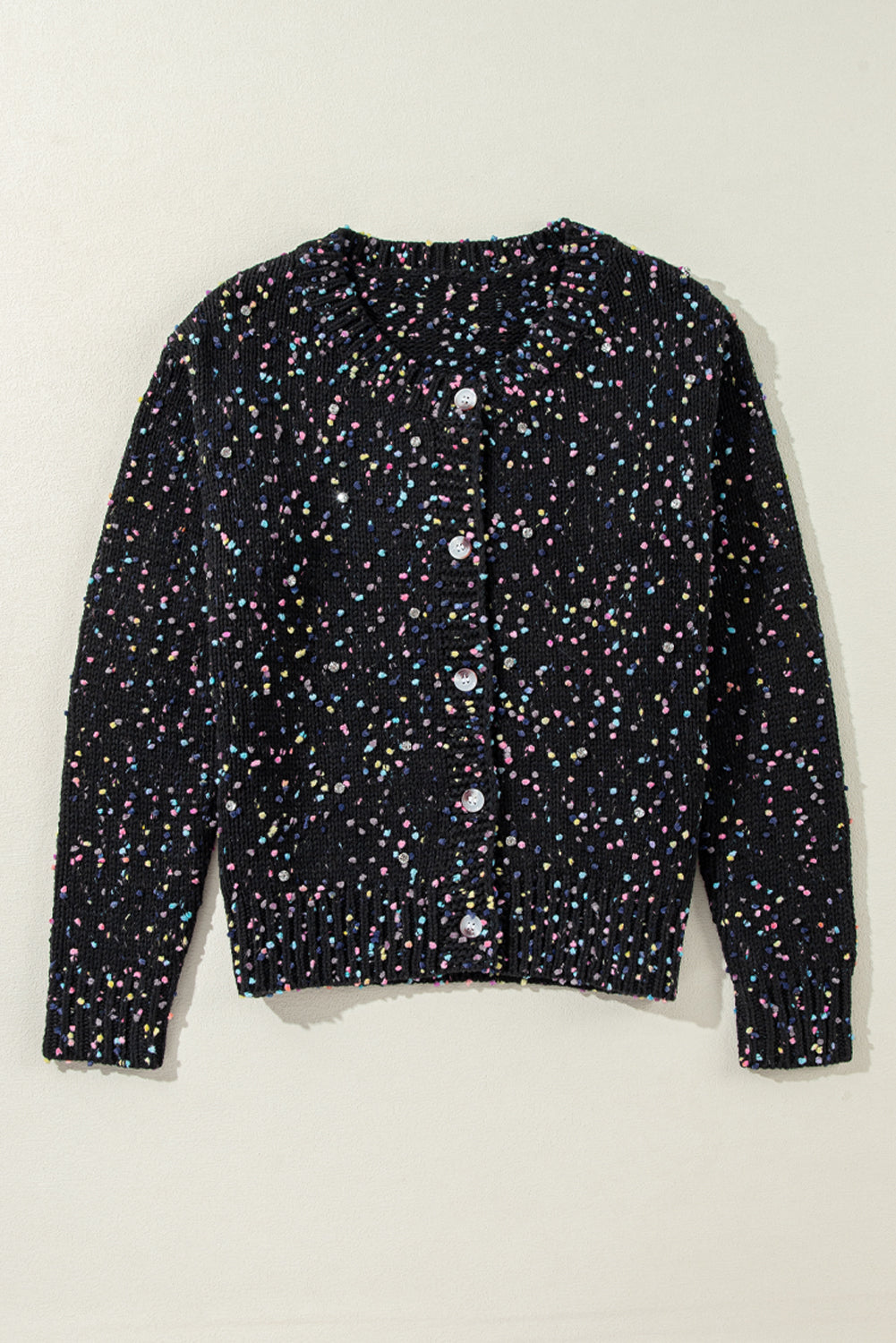 Aruba Blue Rhinestone Sweater Cardigan