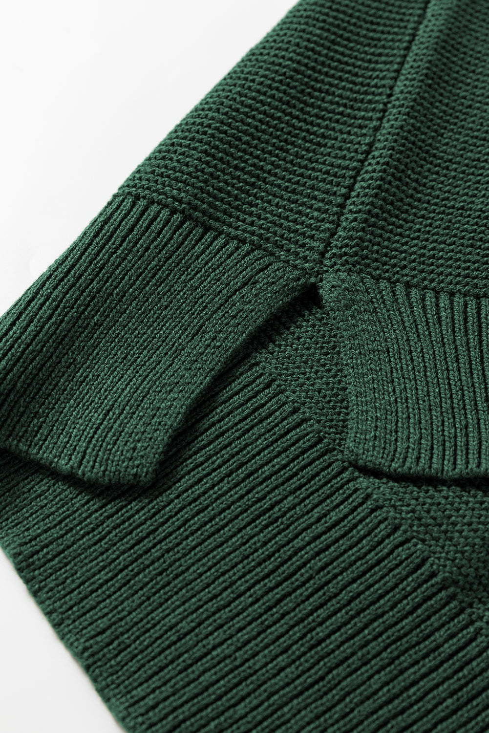 Mist Green Loose Sweater For Trendy Looks