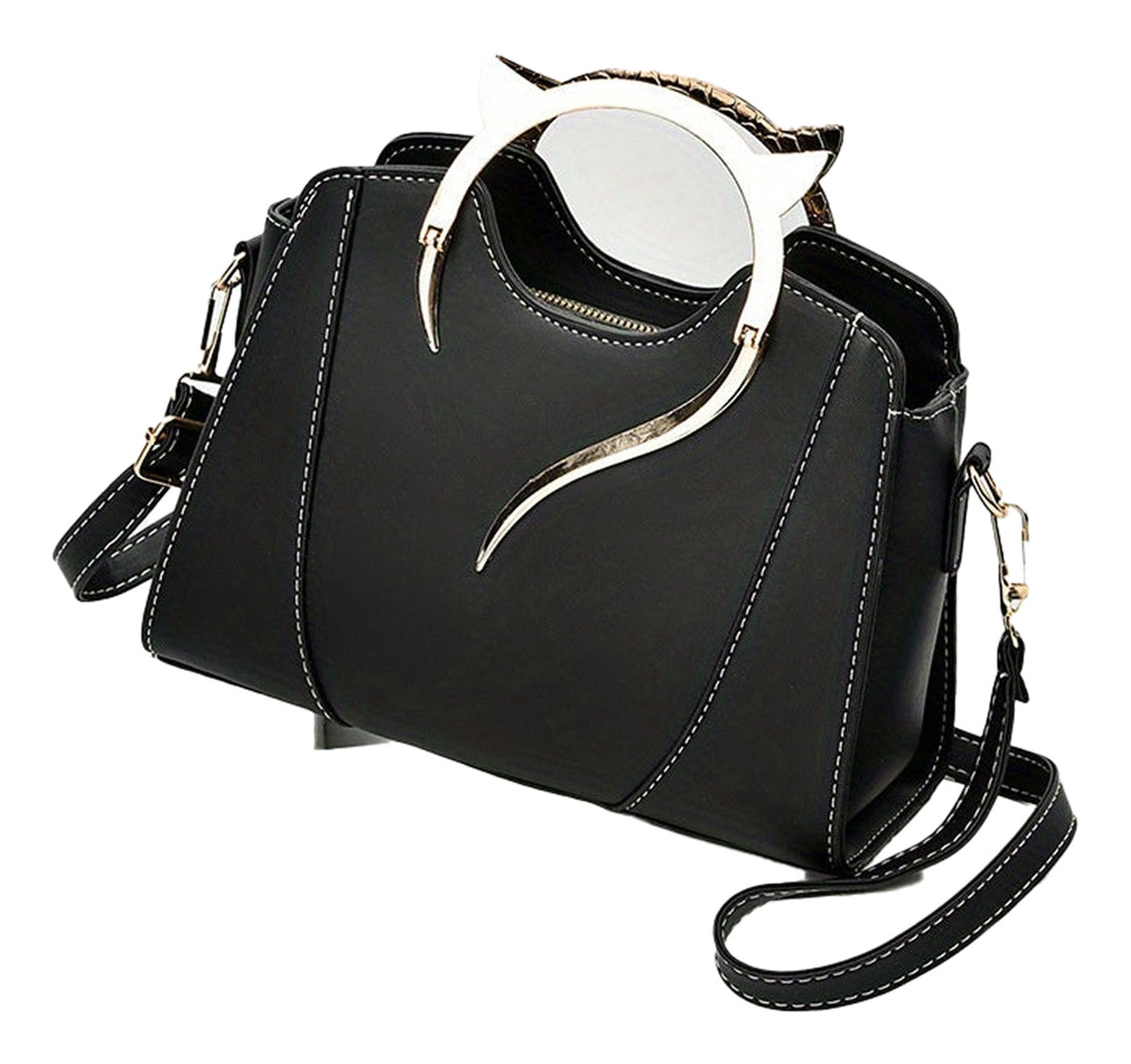 Cat Ear Handle Tote Bag Chic Satchel