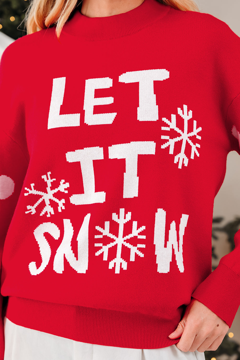 Let It Snow Christmas Sweater For Festive Style