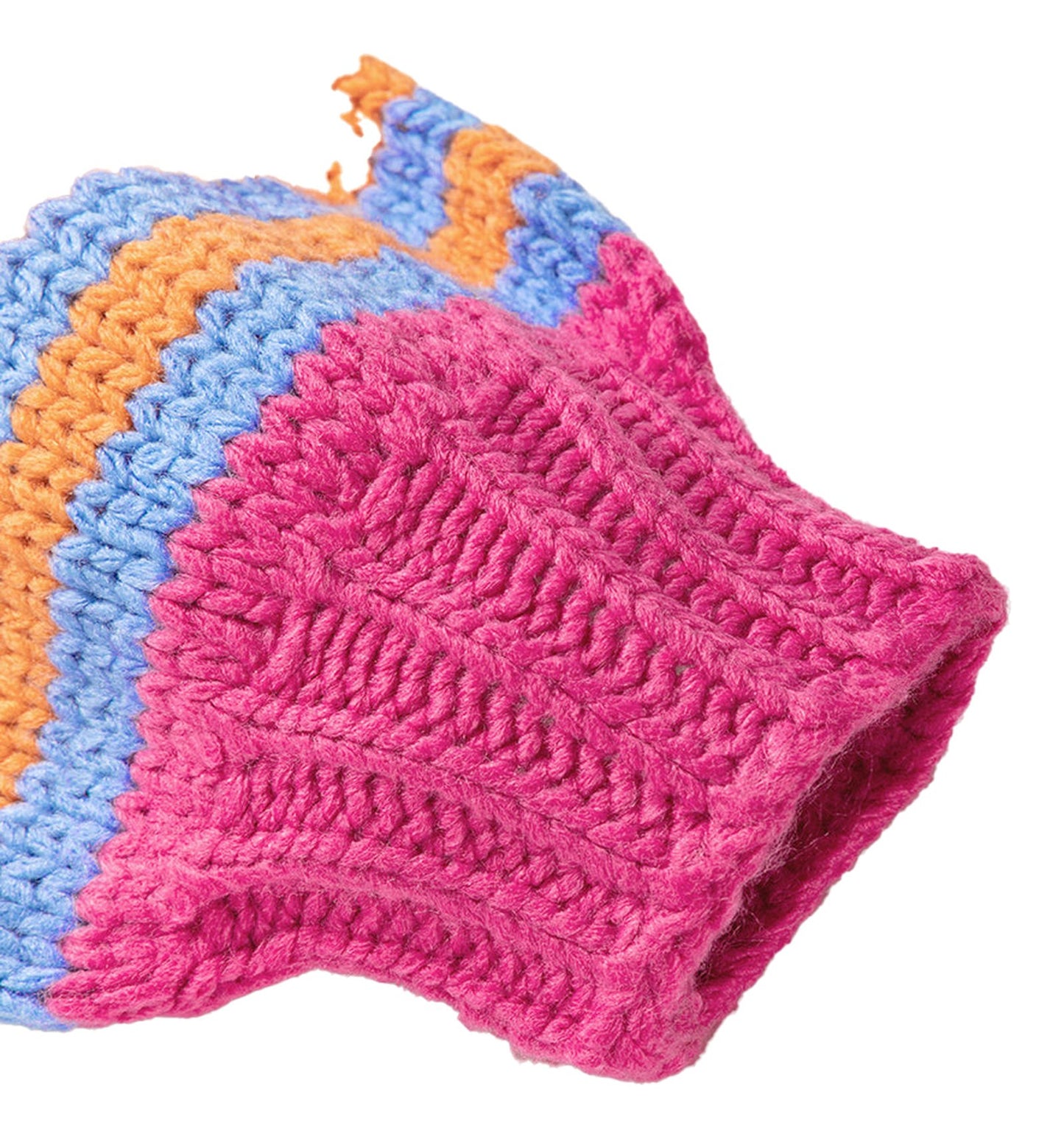 Colorful Puff Sleeve Cardigan