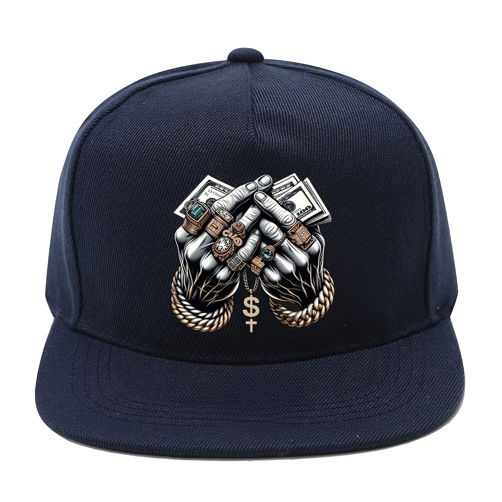 Dollar Sign Snapback Hat Trendy Style
