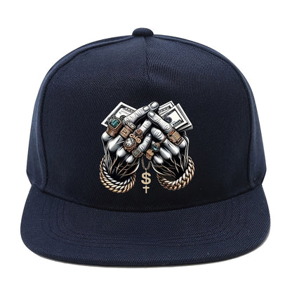 Dollar Sign Snapback Hat Trendy Style