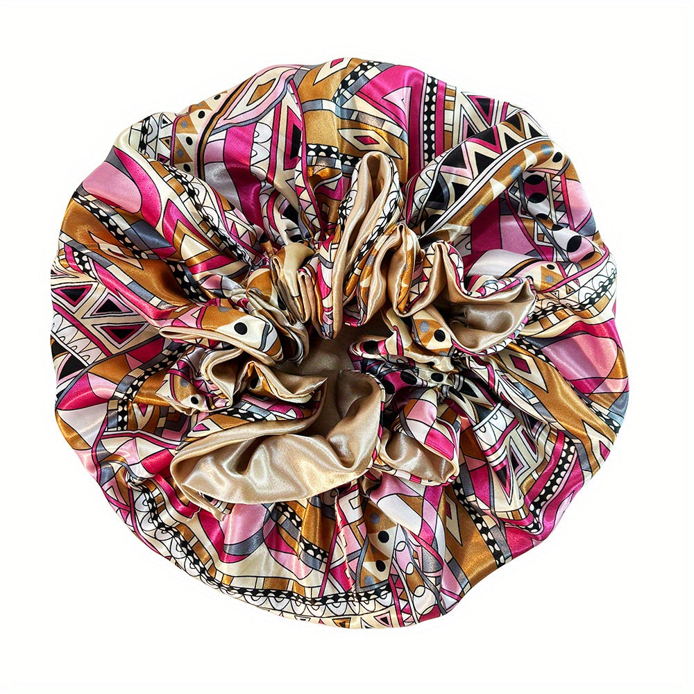 Double Layer Satin Bonnet For Women