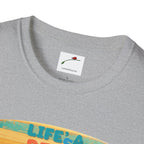 Lifes A Beach Text Stylish Summer Apparel Softstyle T-Shirt