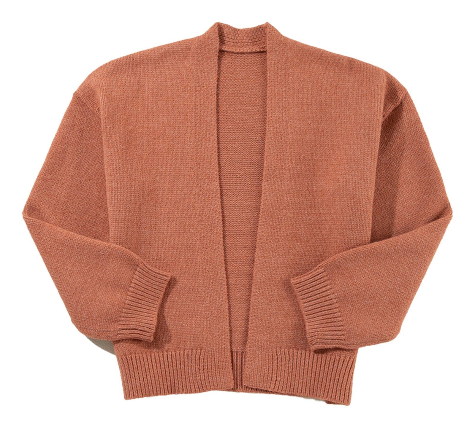 Beige Cropped Cardigan For Women