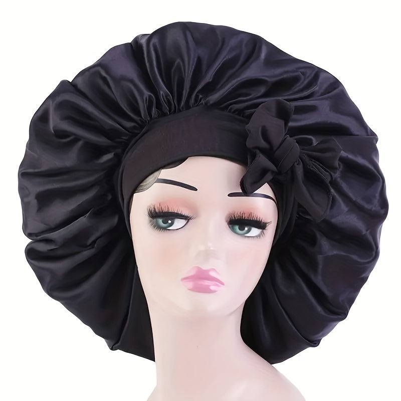 Jumbo Satin Sleep Bonnet For Hair Care
