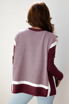 Green Stripe Oversized Sweater