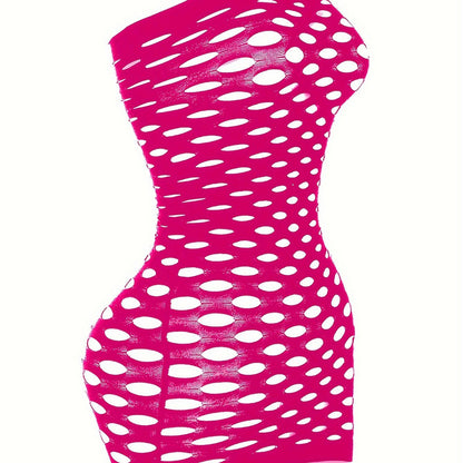 Alluring Ripped Fishnet Bodycon Dress - Ultra-Sexy Women's Lingerie