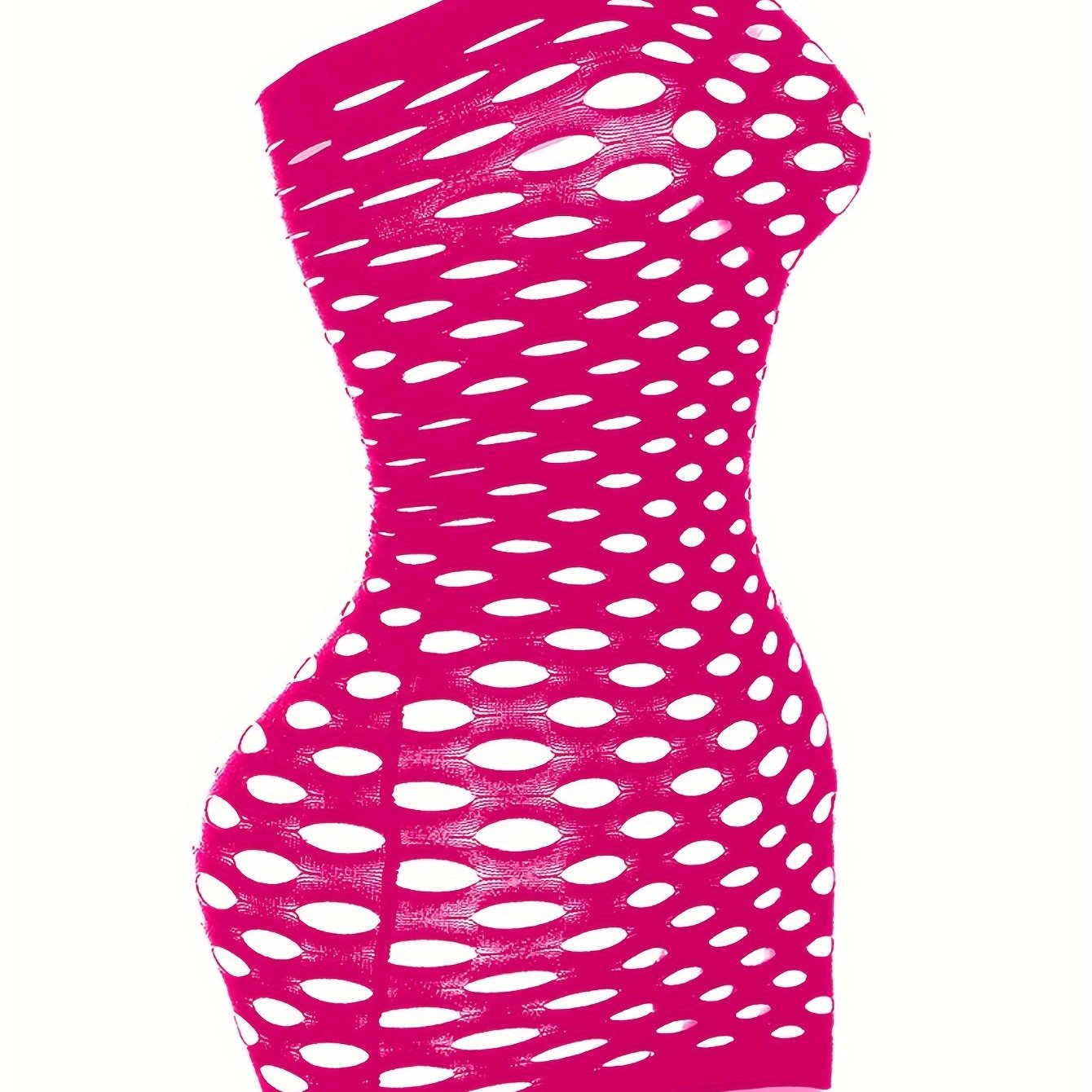 Alluring Ripped Fishnet Bodycon Dress - Ultra-Sexy Women's Lingerie Bodystocking