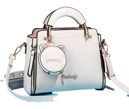 Cat Pendant Crossbody Bag For Stylish Flair