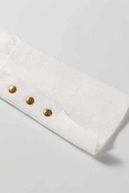 White Slim Sweater For Women Stylish Fit