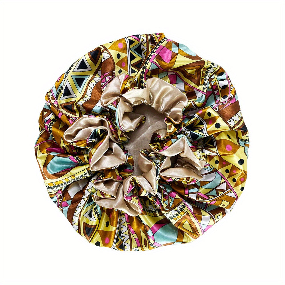 Double Layer Satin Bonnet For Women