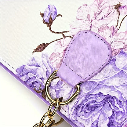 Flat Lay of Stylish Women's Casual Handbag & Purse