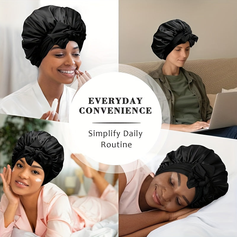 Adjustable Satin Bonnet For Women