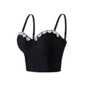 Elegant Top with Corset and Embellishments