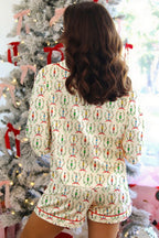 Pink Nutcracker Pajama Set For Cozy Nights