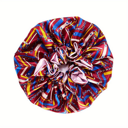 Double Layer Satin Bonnet For Women