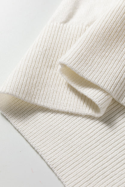 White Slim Sweater For Women Stylish Fit