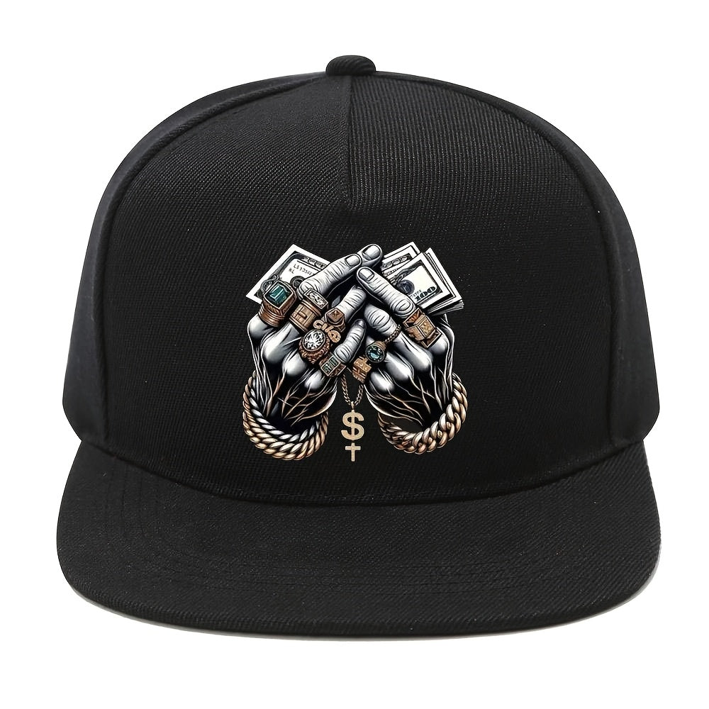 Dollar Sign Snapback Hat Trendy Style