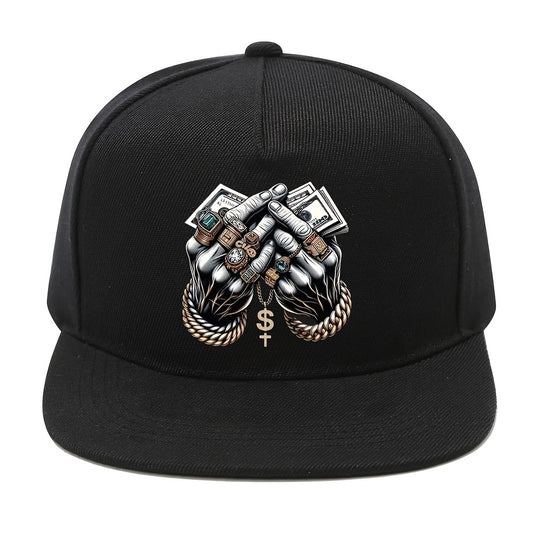 Dollar Sign Snapback Hat Trendy Style
