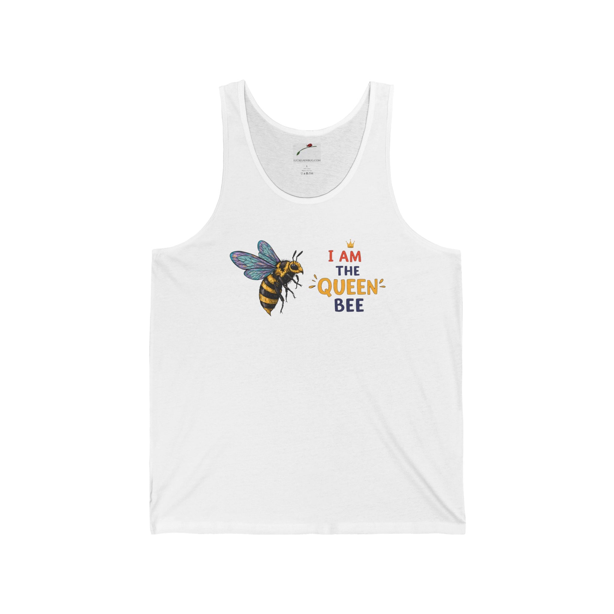 Cute Bee Graphic Tank Top Queen Bee Style