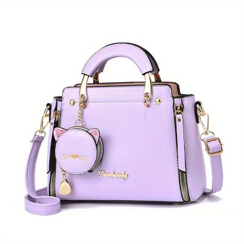 Cat Design Crossbody Bag For Women