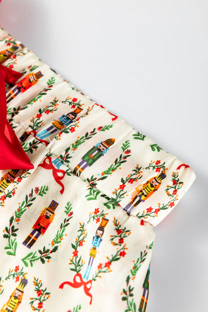 Pink Nutcracker Pajama Set For Cozy Nights