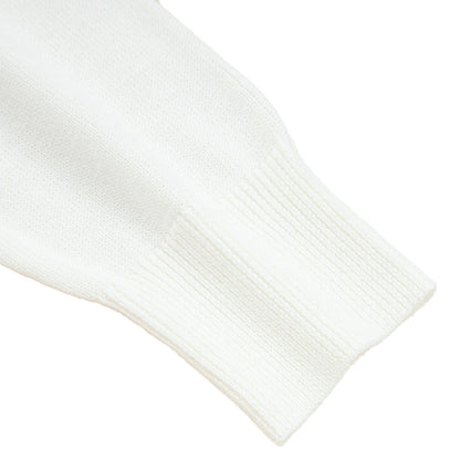 White Game Day Sequin Sweater