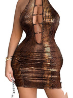 Bodycon Mini Dress With Cutout Detail