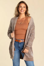 Dear-Lover Yellow Open Knit Cardigan For Trendy Style