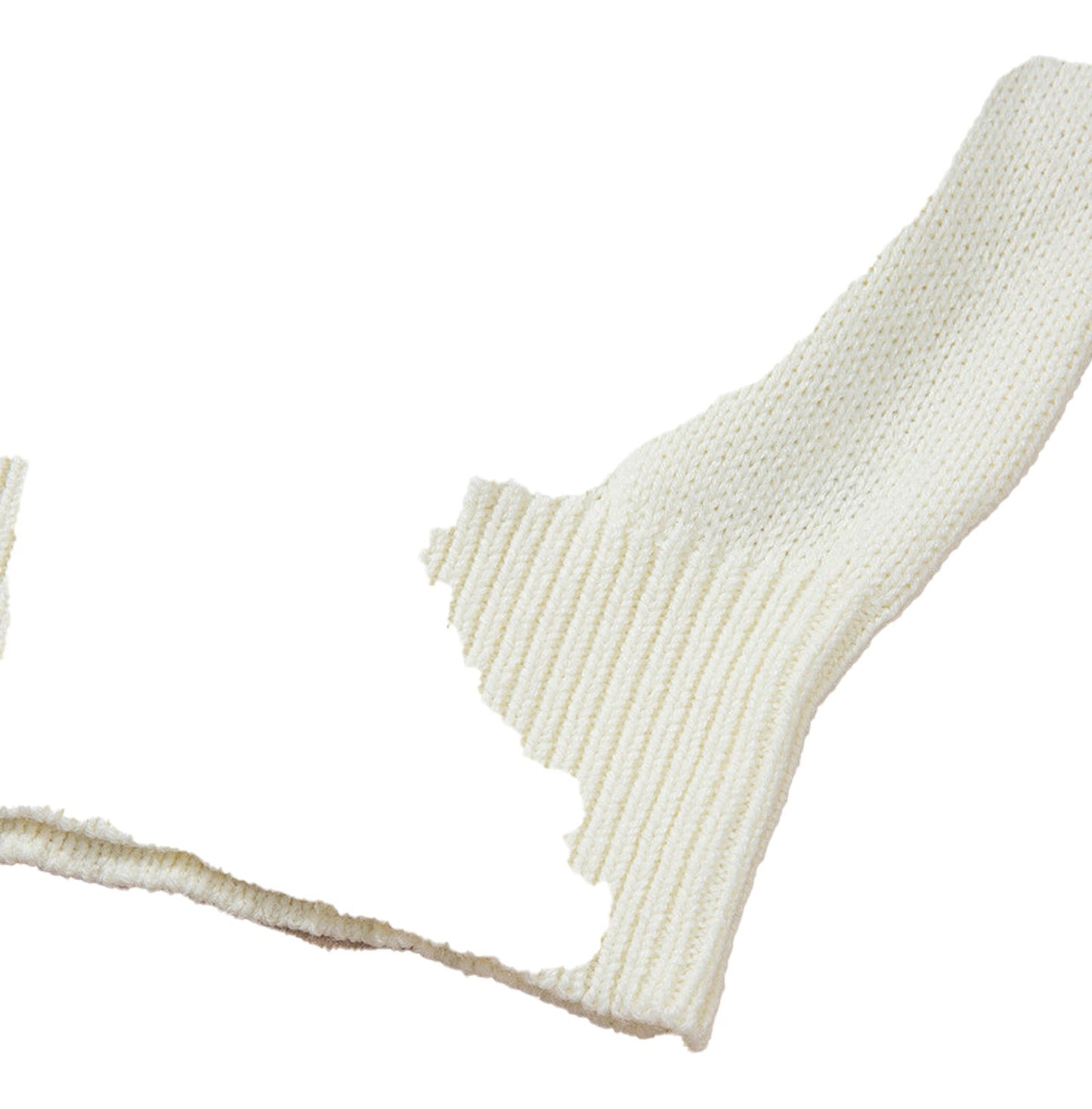 White Flower Detail Sweater For Trendy Style