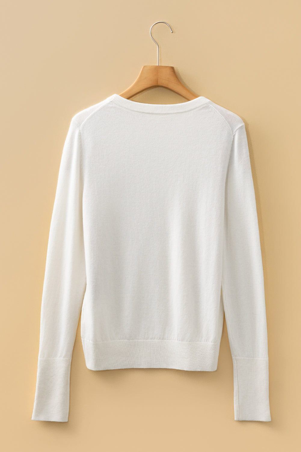White Slim Sweater For Women Stylish Fit