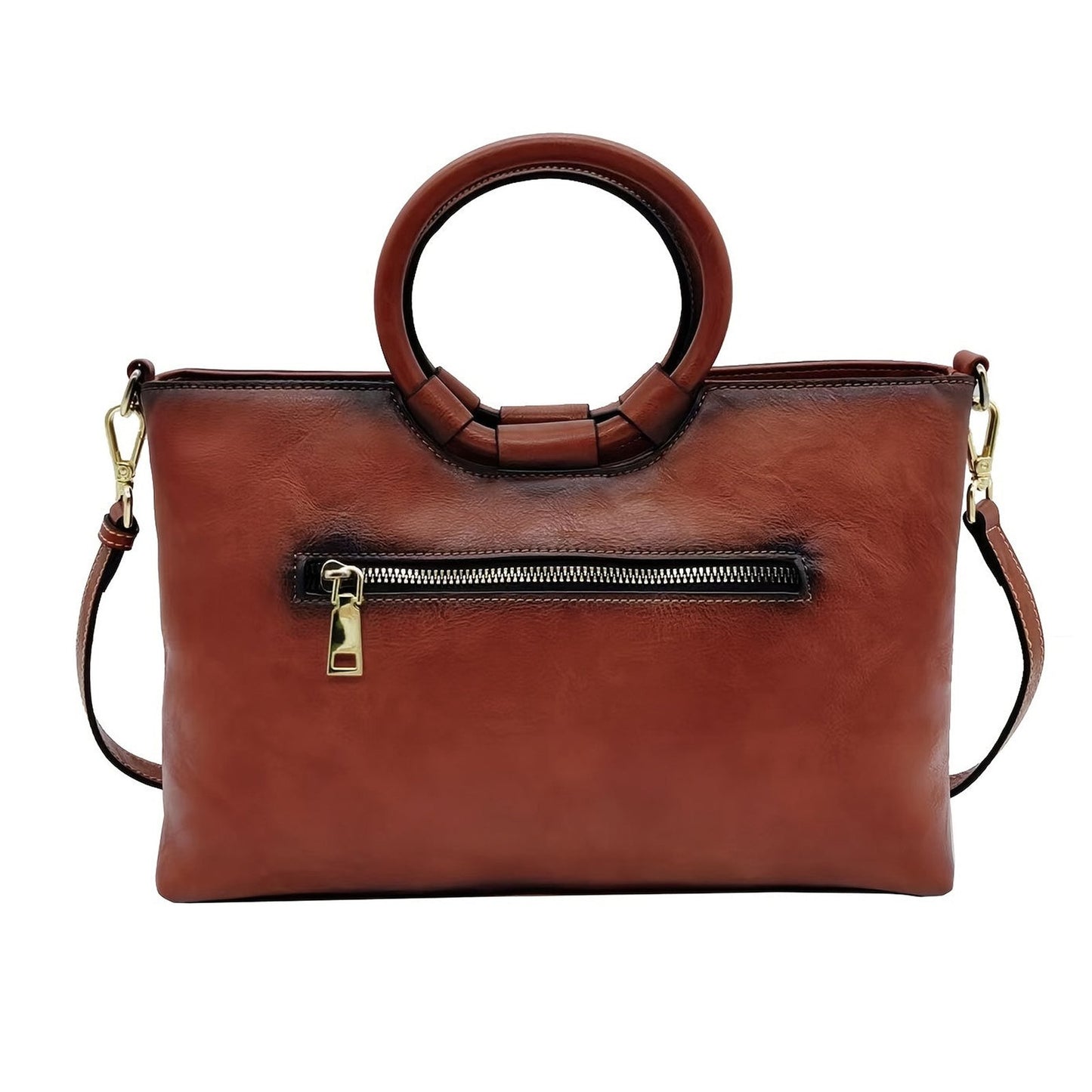 Vintage Flower Embossed Tote Bag