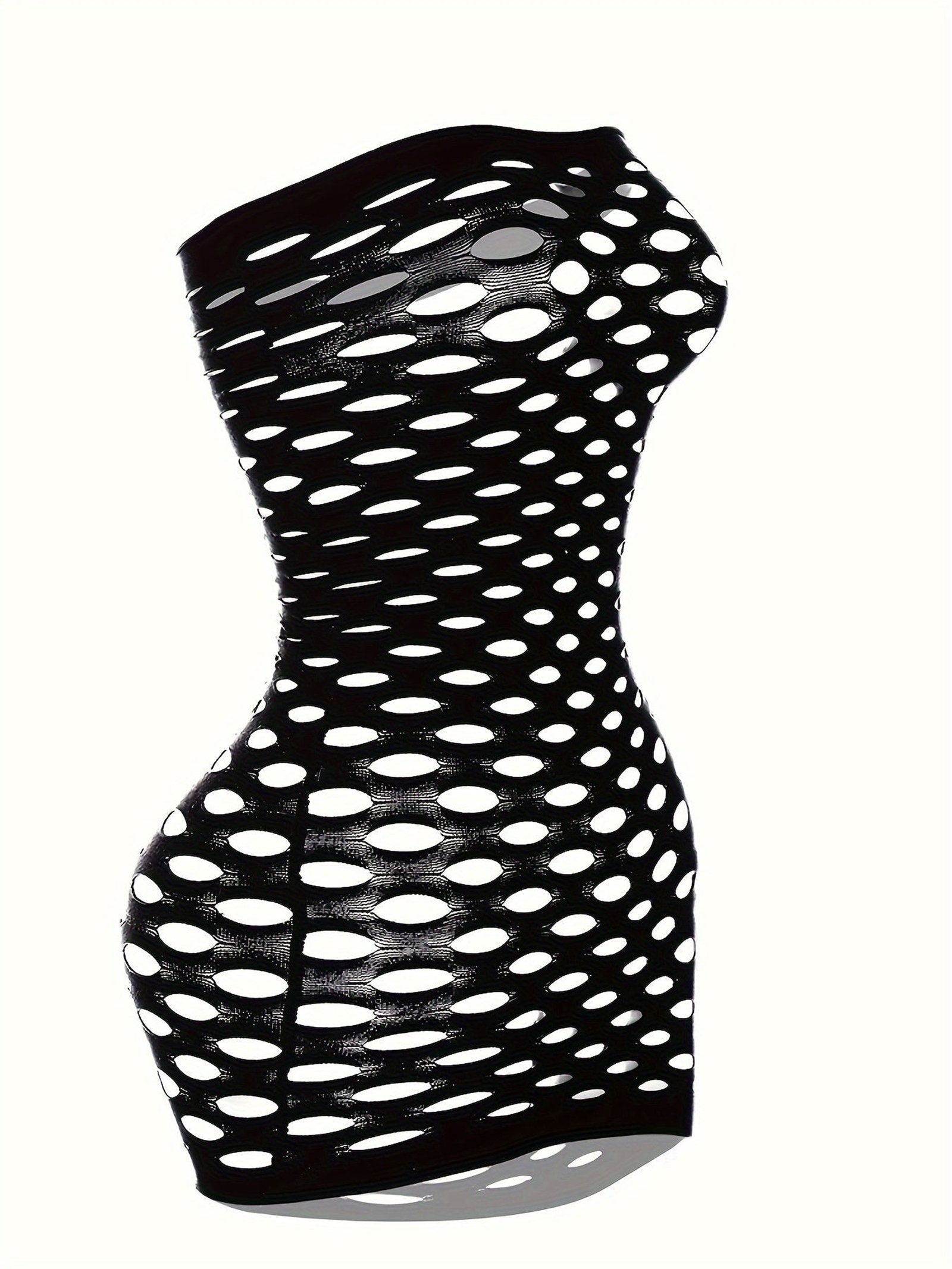 Alluring Ripped Fishnet Bodycon Dress - Ultra-Sexy Women's Lingerie