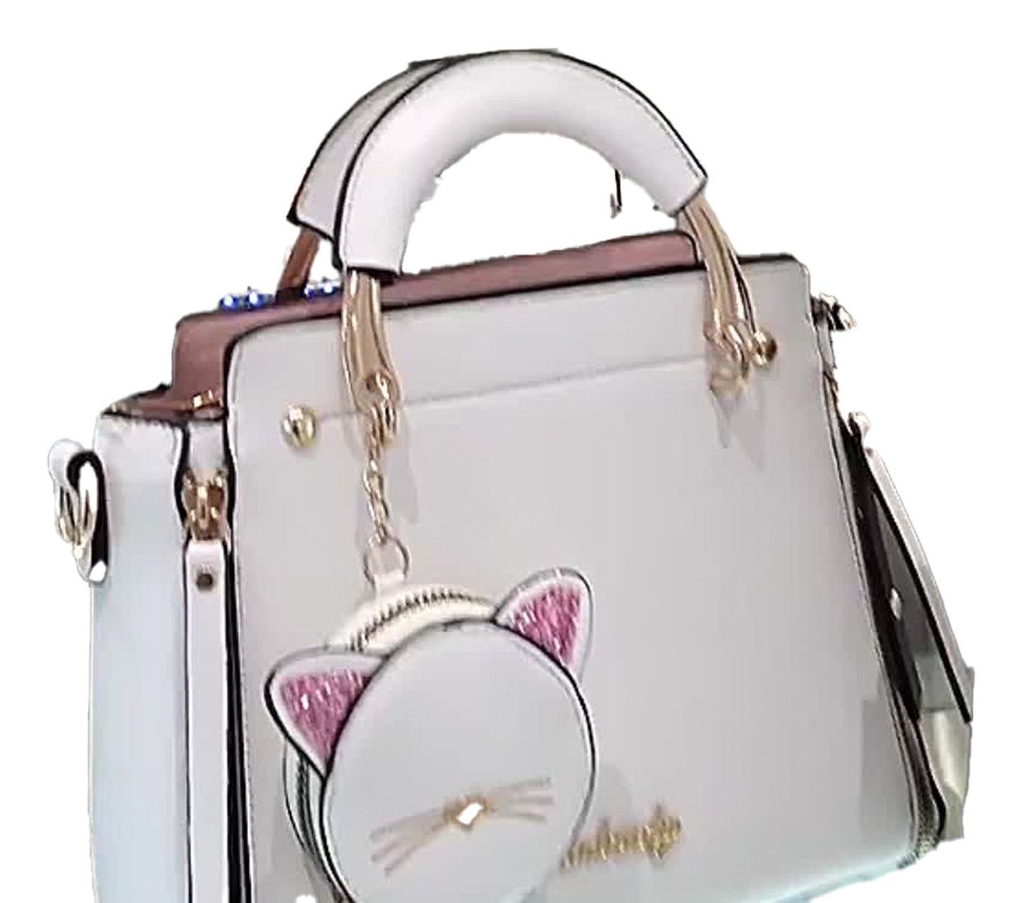 Cat Pendant Crossbody Bag For Stylish Flair