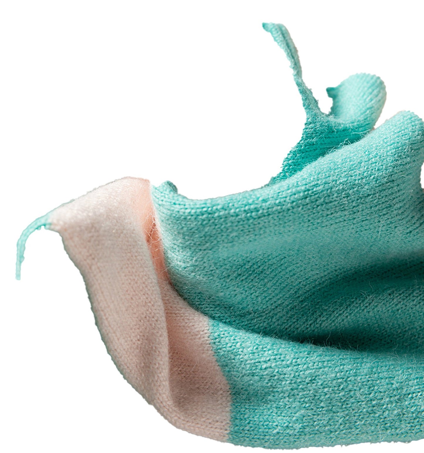 Iceland Blue Colorblock Cardigan For Women