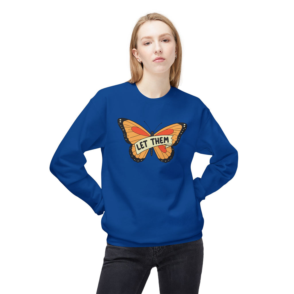 Let Them Butterfly Sweater Cozy